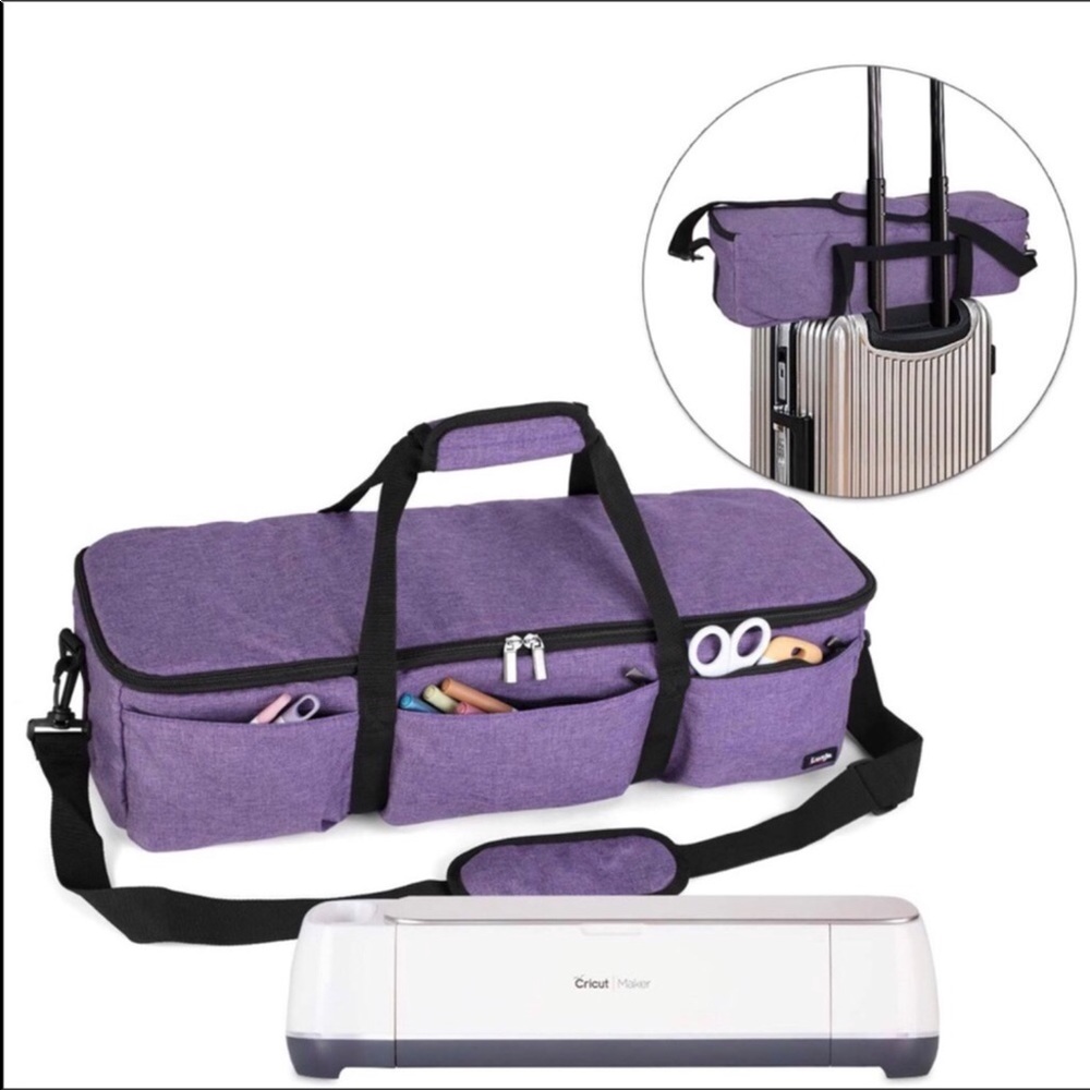 Cricut Travel bag/ carry case Purple Brand New
